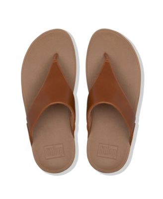 Lulu Leather Toe-Thongs Casual Sandals