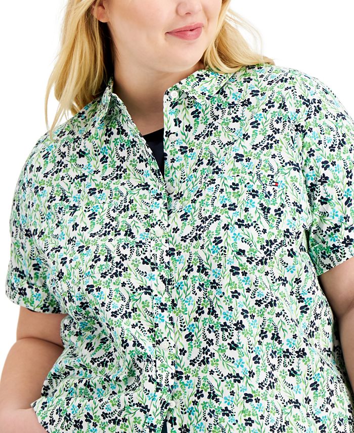 tommy hilfiger women's plus size shirts