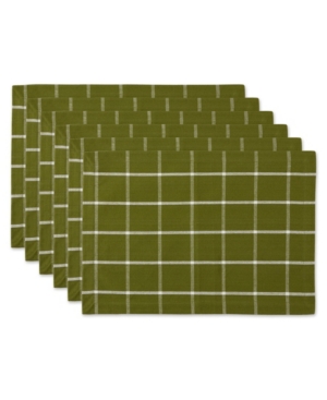 Design Import Check Placemat Set of 6