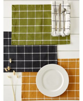 Check Placemat, Set of 6