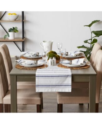 Zig Dobby Stripe Table Runner