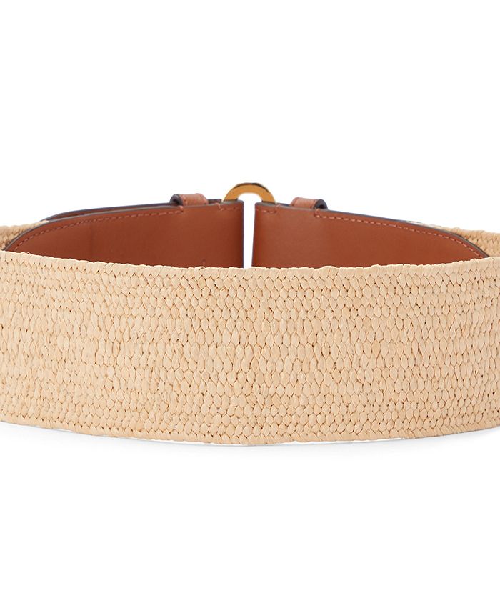 Lauren Ralph Lauren Women's Straw Stretch Belt Macy's