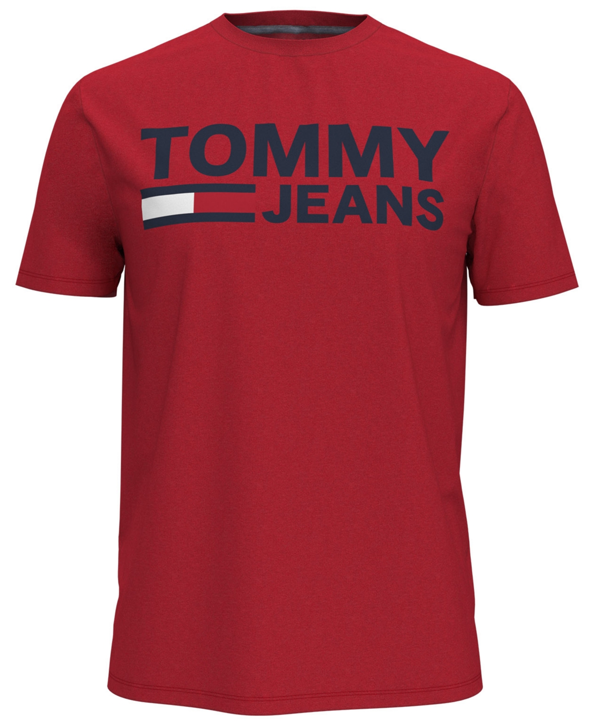TOMMY HILFIGER MEN'S TOMMY JEANS LOCK UP LOGO GRAPHIC T-SHIRT