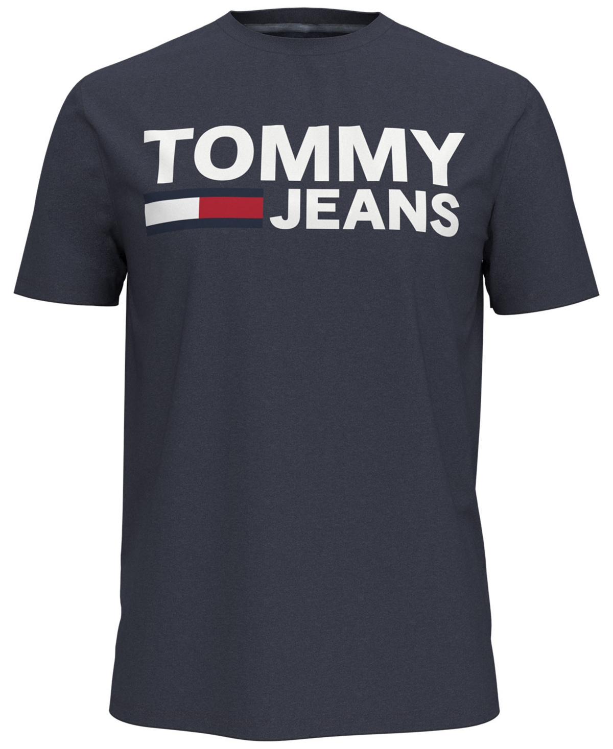 TOMMY HILFIGER MEN'S TOMMY JEANS LOCK UP LOGO GRAPHIC T-SHIRT