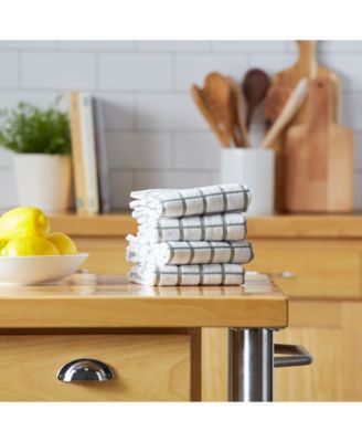 Windowpane Terry Dishtowel, Set of 4