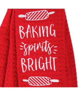 Kitchen Towel Holiday Baking Kitchen Scarf, 4" x 70"