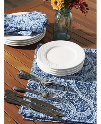 Paisley Print Outdoor Placemat, Set of 6