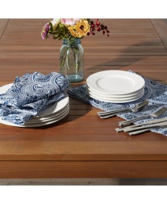 Paisley Print Outdoor Napkin, Set of 6