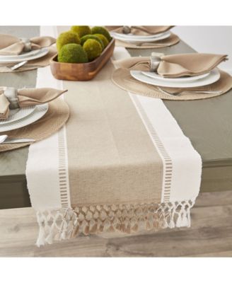 Dobby Stripe Table Runner, 13" x 72"