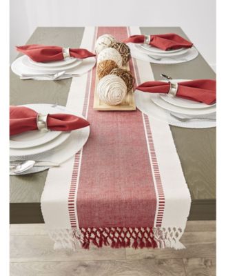 Dobby Stripe Table Runner, 13" x 72"