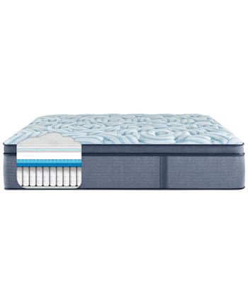 Serta - Perfect Sleeper Luminous Sleep 17.5" Medium Firm Pillow Top Mattress Set- Queen