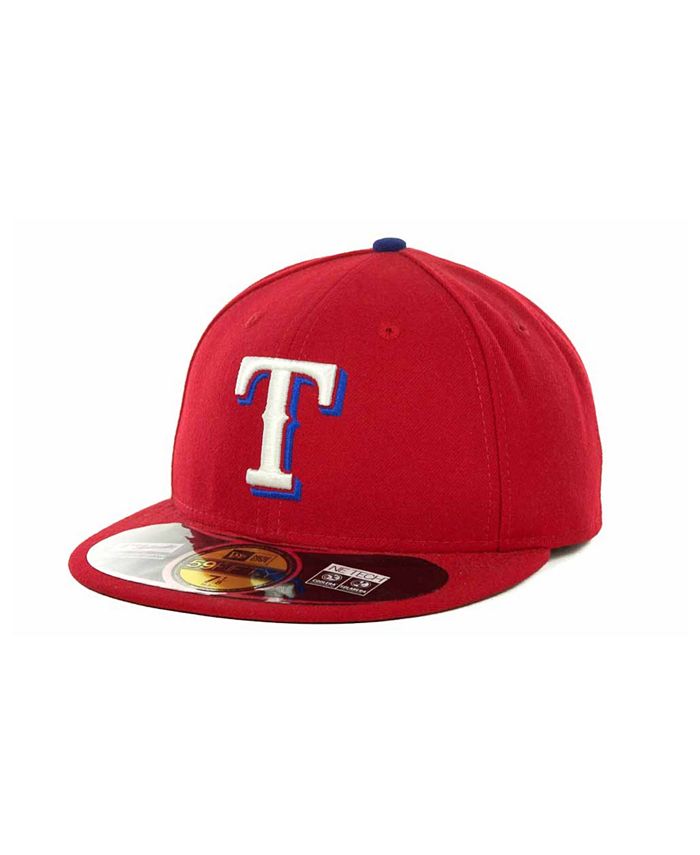 New Era Texas Rangers Authentic Collection 59FIFTY Hat - Macy's