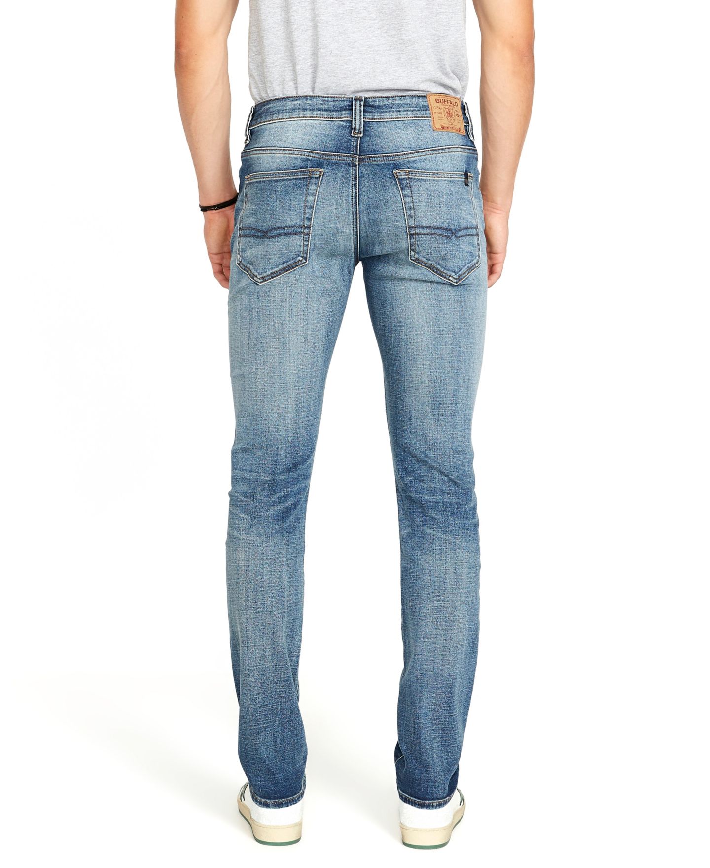 Мужские джинсы Buffalo David Bitton Slim Ash Stretch Fit, цвет: Индиго — фото 3