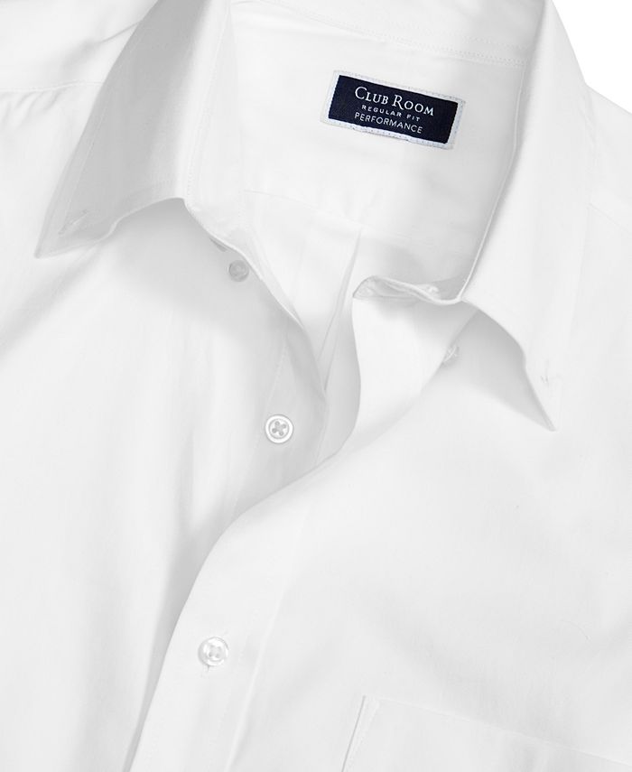 Club Room Men's Regular Fit Pinpoint Dress Shirt, Created for