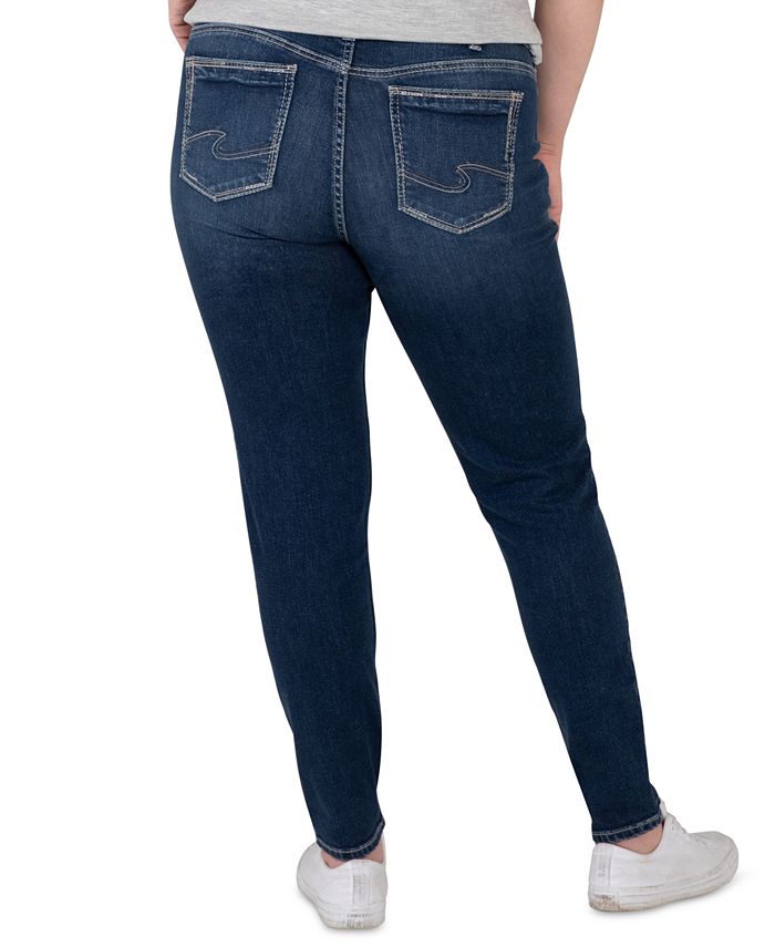 Silver Jeans Co. Plus Size Elyse Mid Rise Comfort Fit Short