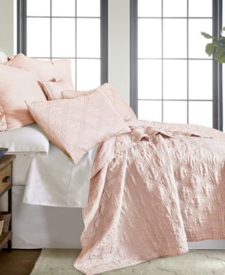 Washed Linen Quilted Sham, Standard