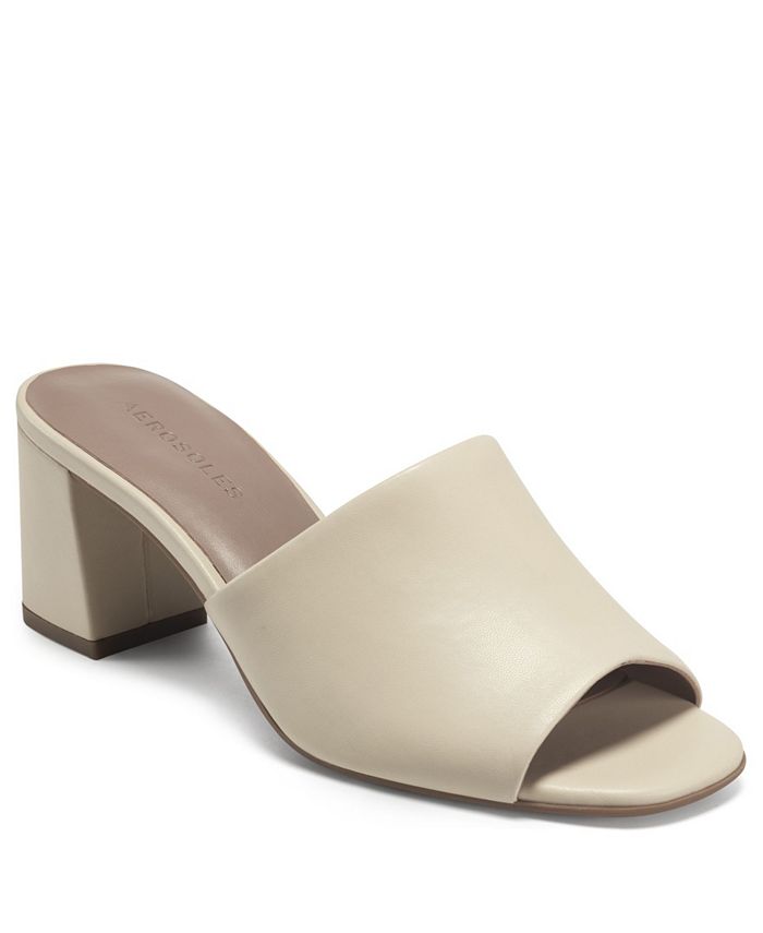 Aerosoles Women's Entree Dress Heel Slide Sandals - Macy's
