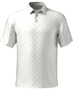 Big Boys Allover Conversational Golf Print Golf Polo Shirt