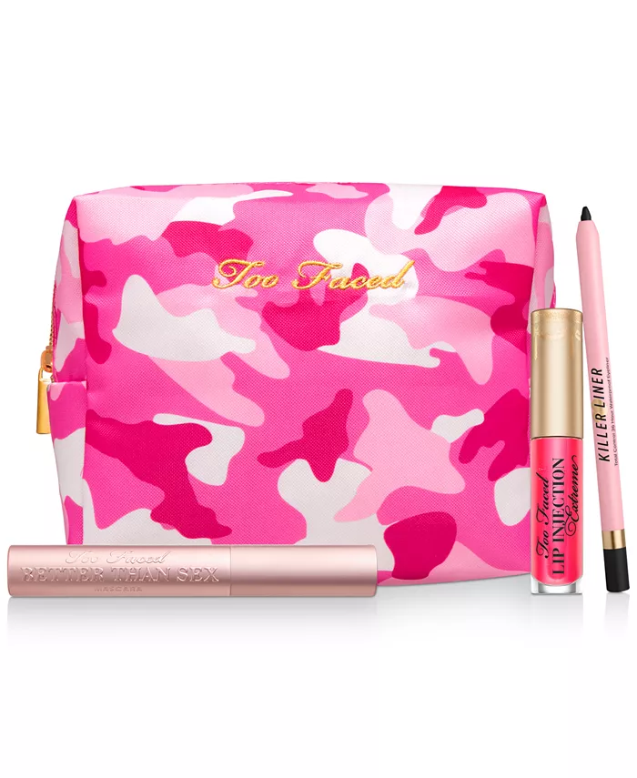 4-Pc Too Faced Army Of Love Makeup Essentials Set  $19.50