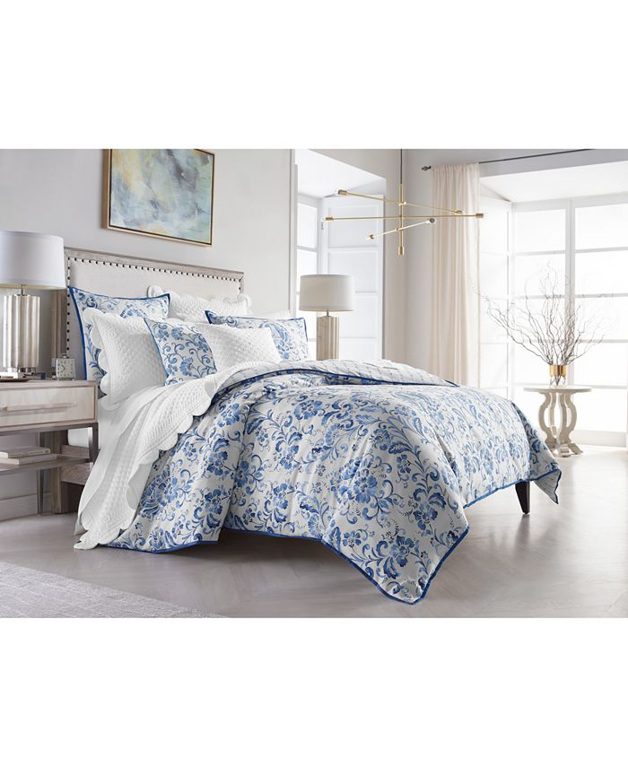 Hotel Collection Palmette Duvet Cover, King, Created for Macy's Macy's