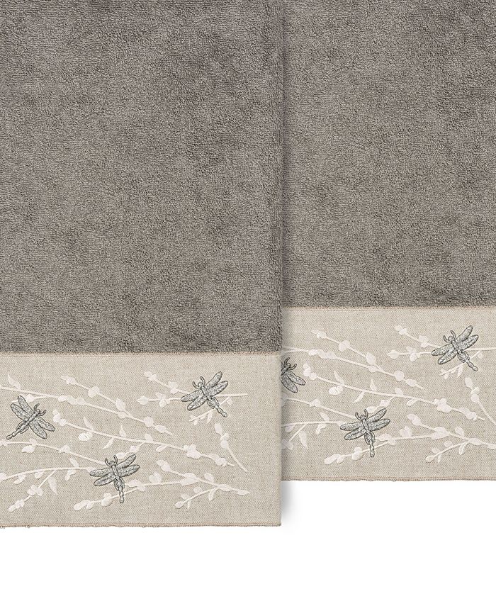 Linum Home Braelyn Embellished Bath Towel Set, 2 Pieces Macy's