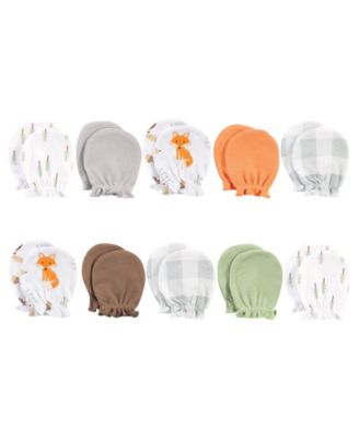 Baby Boys Soft Cotton Anti-Scratch Mittens