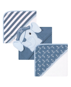 Baby Girls and Boys Hooded Towels 3 Pack