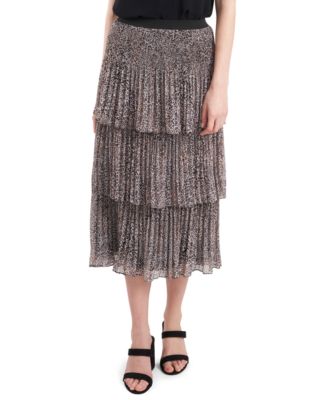 1.STATE Three-Tier Pleated Skirt - Macy's