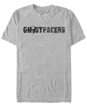 Shop Fifth Sun Men's Supernatural Ghostface's Logo Short Sleeve T-shirt In Athletic Heather