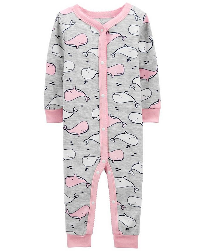 Carter's Baby Girls Whale Footless Pajamas Macy's