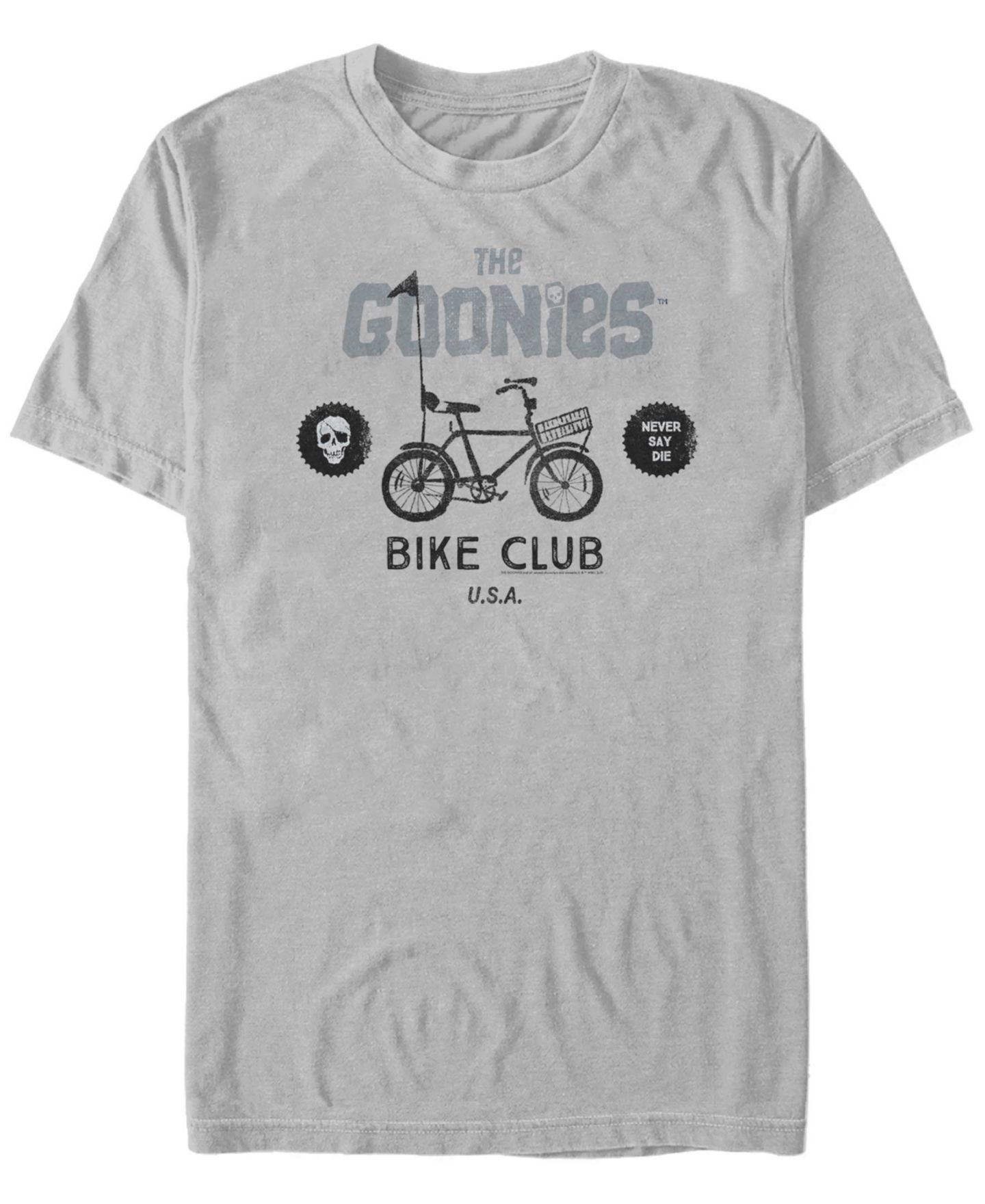 Мужская футболка Fifth Sun The Goonies 1985 Goonies Bike Club Short Sleeve, цвет: Серебряный — фото 1