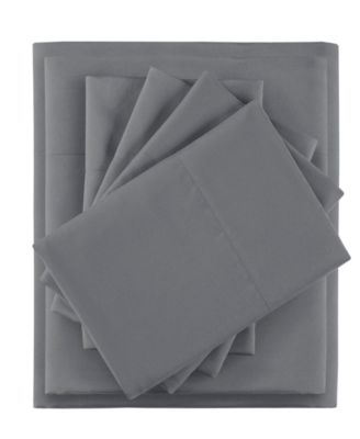 Intelligent Design Side Storage Pockets Microfiber 6-Pc. Sheet Set, Full