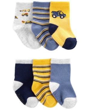 Carter's Baby Boys Crew Socks Pack of 6