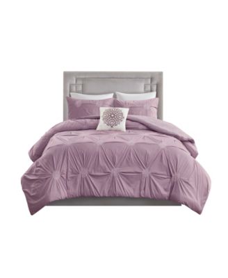 Madison Park Malia Embroidered Cotton 4-Pc. Duvet Cover Set, Full/Queen