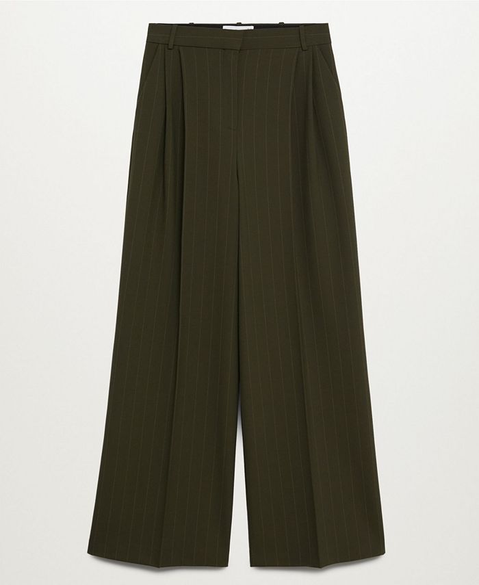 mango pinstripe trousers