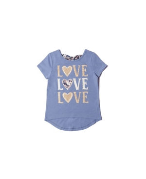 Epic Threads Little Girls Short Sleeve Text Tee