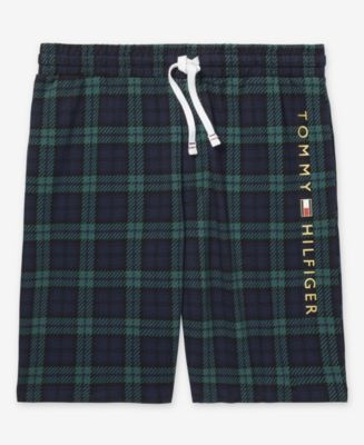 Men’s Red Plaid Lounge Shorts – Classic, Comfortable & Stylish
