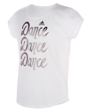 adidas Big Girls Short Sleeve Scoop Neck T-shirt