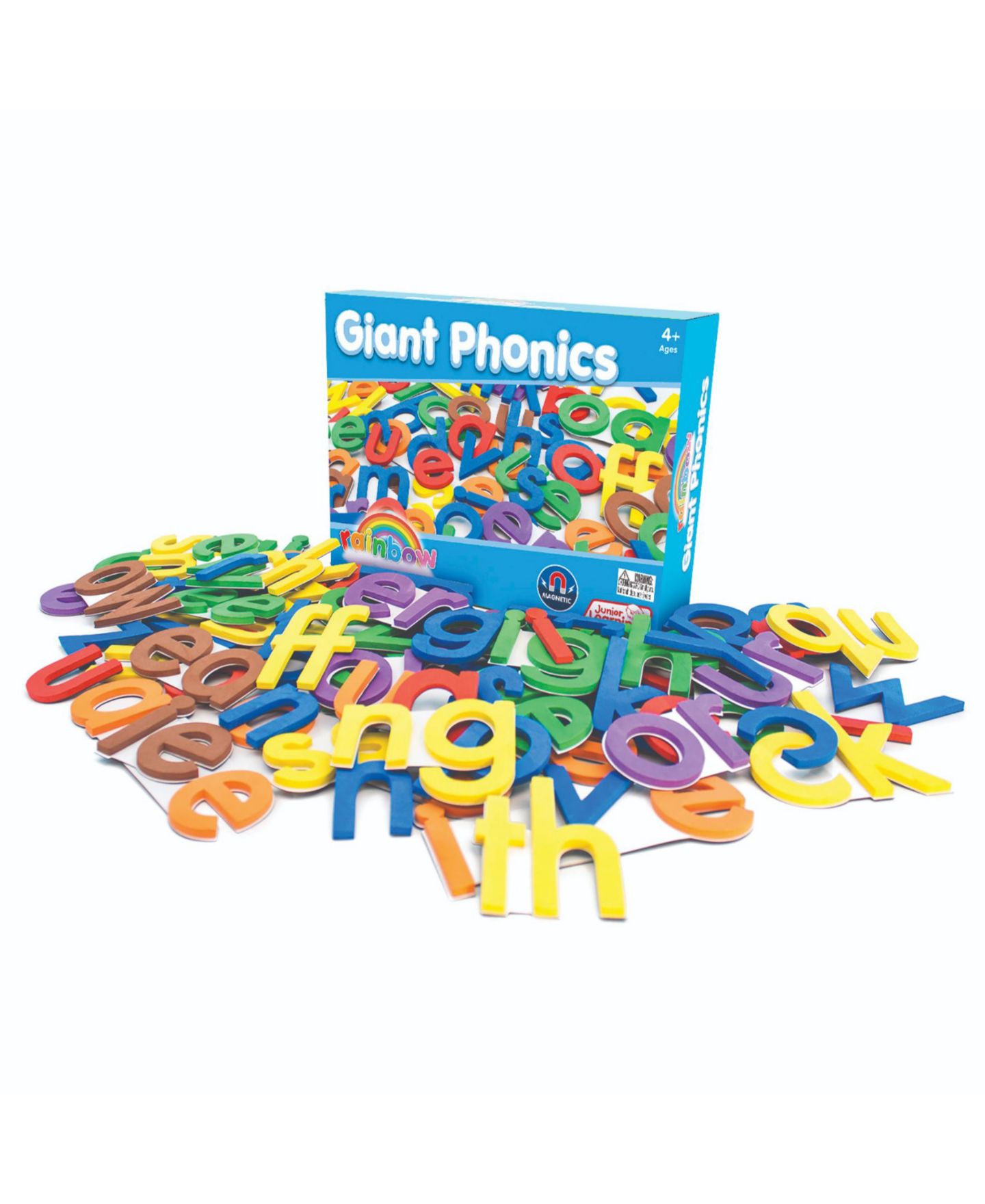 Детские игрушки Redbox Giant Rainbow Phonics Magnetic 84-Piece Learning Set, Ages 4+ — фото 1