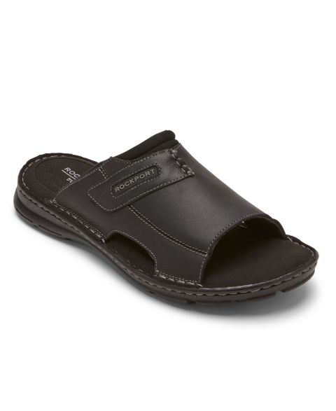 Мужские сандалии Rockport Darwyn Slide 2 Sandals, цвет: Чёрный