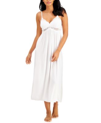 Photo 1 of NWT SIZE L INC International Concepts Knit Lace Cup Long Nightgown Lingerie