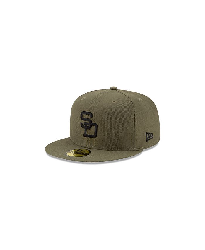 St. Louis Cardinals New Era Custom 59Fifty Olive Camo Sweatband Fitted