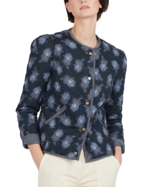Barbour Pippa Cotton Printed Quilted Jacket