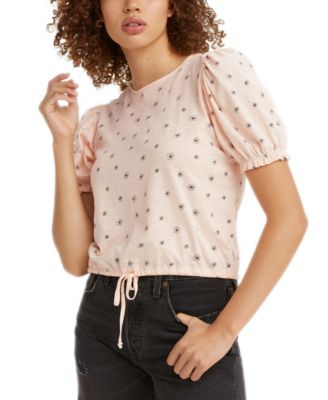 levi's puff sleeve top