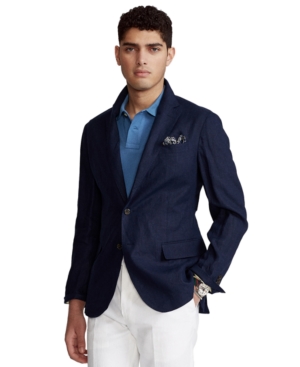 Polo Ralph Lauren Men's Polo Soft Slub Linen Suit Jacket