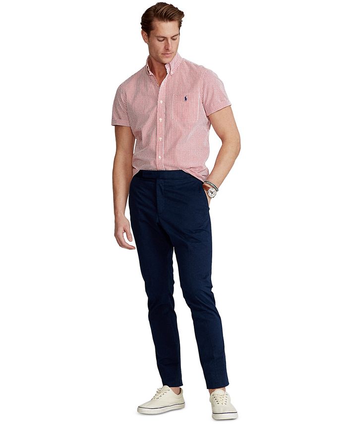 Polo Ralph Lauren Men's RL Prepster Classic-Fit Seersucker Shirt - Macy's