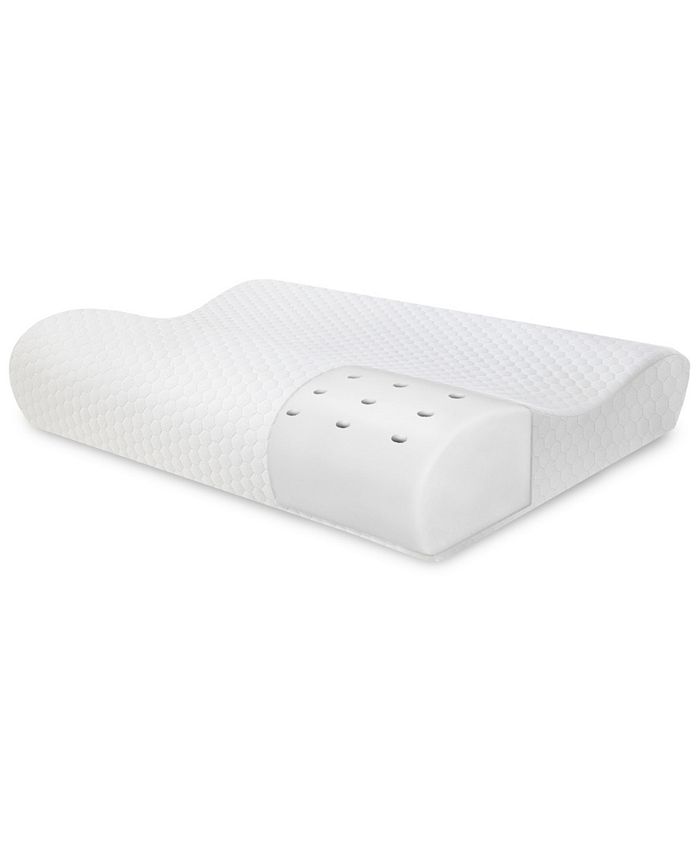 SensorPEDIC Essentials Memory Foam Contour Bed Pillow Standard Macy's