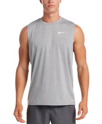 Men's Big & Tall Men's Dri-FIT Heathered Sleeveless Rash Guard