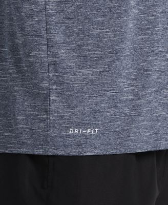 Men's Big & Tall Men's Dri-FIT Heathered Sleeveless Rash Guard