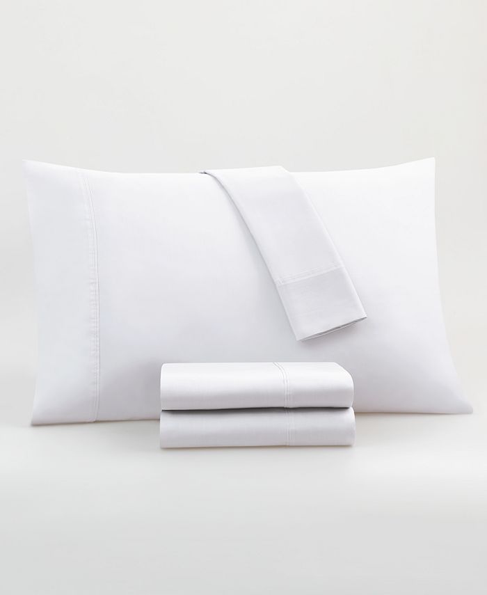 Kensington Cotton Rich White Flat Hotel Pillowcases